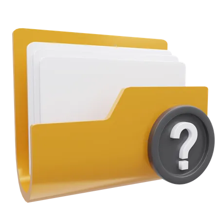 Help Folder  3D Icon