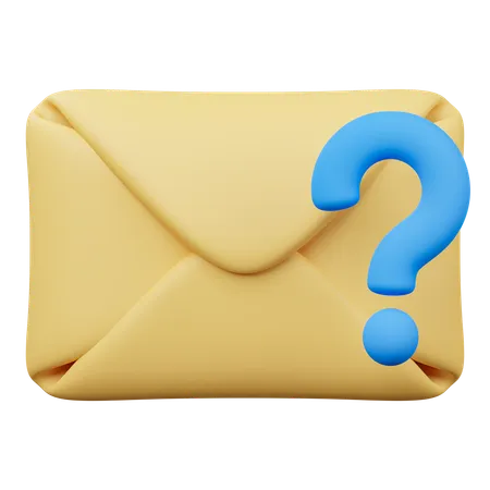 Help Mail  3D Icon