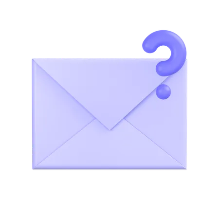 Help Mail  3D Icon