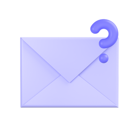Help-mail 3D Icon