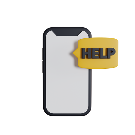 Help Service  3D Icon