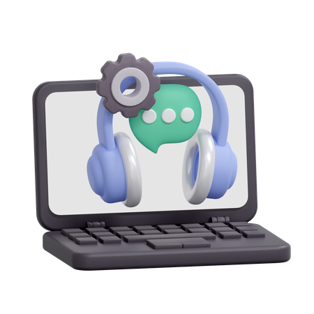 Gerenciamento de helpdesk  3D Icon