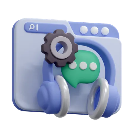 Helpdesk Management  3D Icon