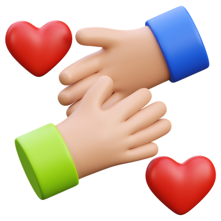 Helping Hand  3D Icon