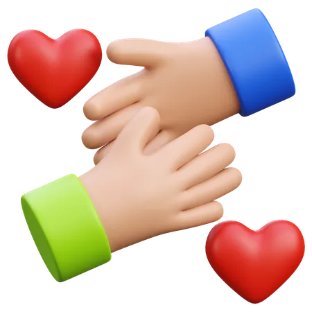 Helping Hand  3D Icon