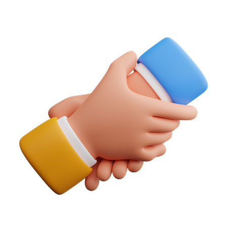 Helping hand gesture  3D Icon