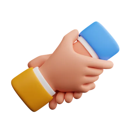 Helping hand gesture  3D Icon