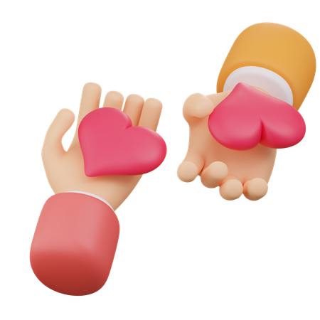 Helping Hands  3D Icon