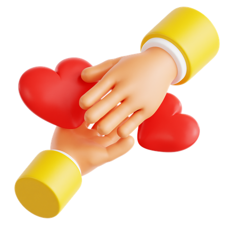 Helping Hands  3D Icon