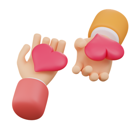 Helping Hands  3D Icon