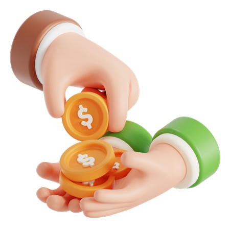 Helping others  3D Icon