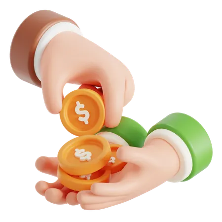 Helping others  3D Icon