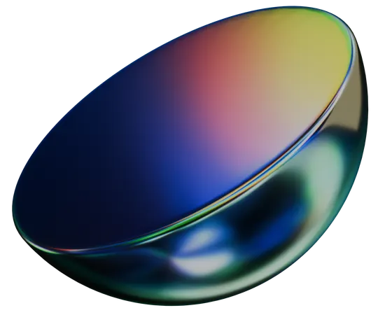 Hemisferio  3D Icon