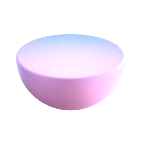 Hemisphere  3D Icon