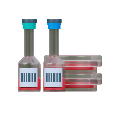Hemoculture Bottles  3D Icon