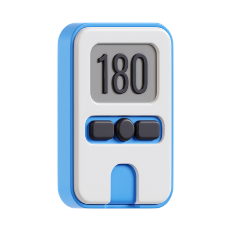 Hemoglobin Test Meter  3D Icon