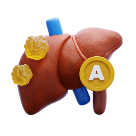 Hepatite A  3D Icon