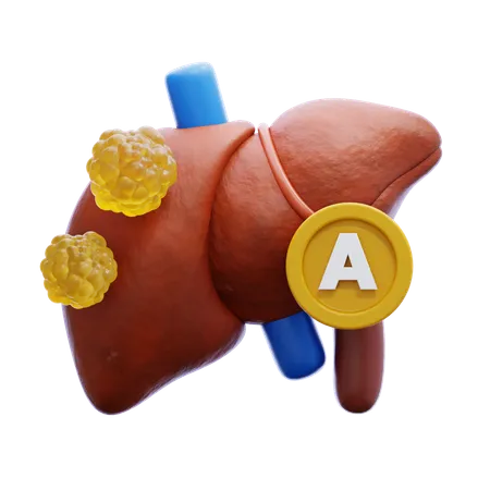 Hepatite A  3D Icon