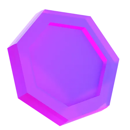 Heptagon-Form  3D Icon
