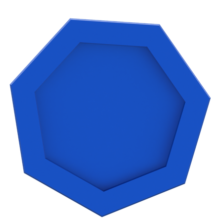 Heptagon-Form  3D Icon