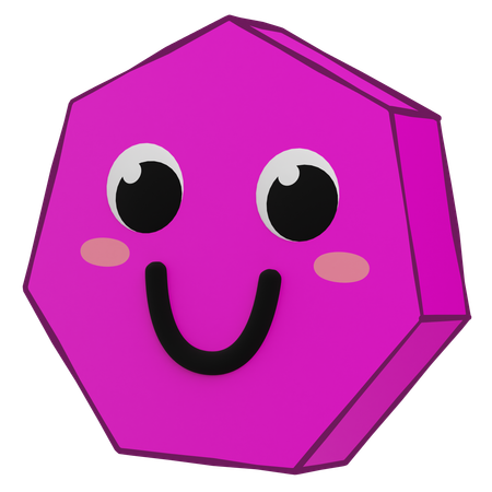 Heptagone  3D Icon