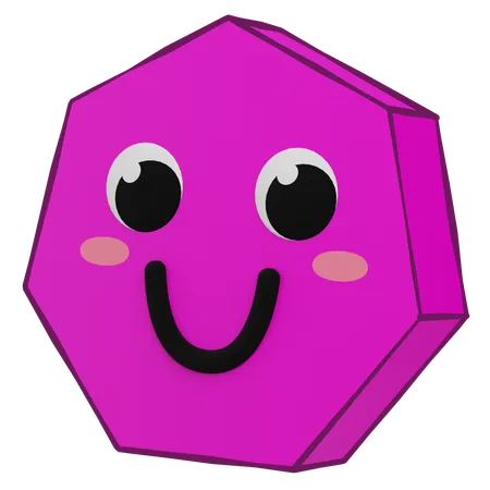 Heptagone  3D Icon