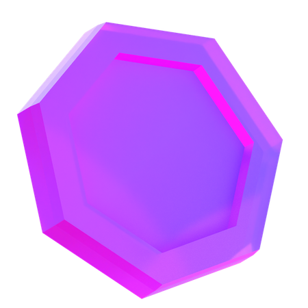七角形  3D Icon