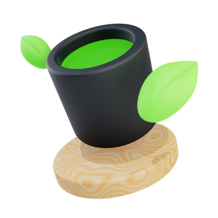ハーブドリンク  3D Icon