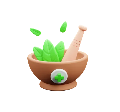 Herbal Bowl  3D Icon