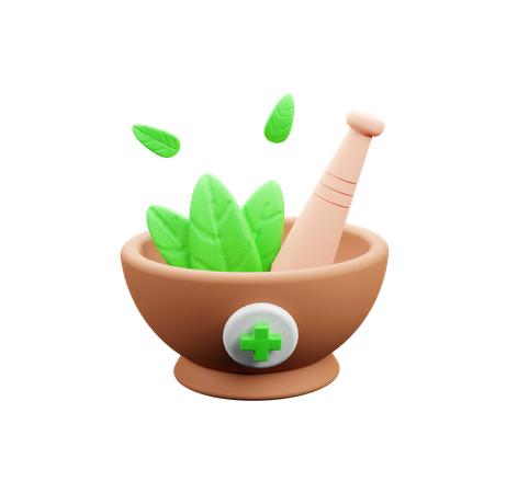 Herbal Bowl  3D Icon