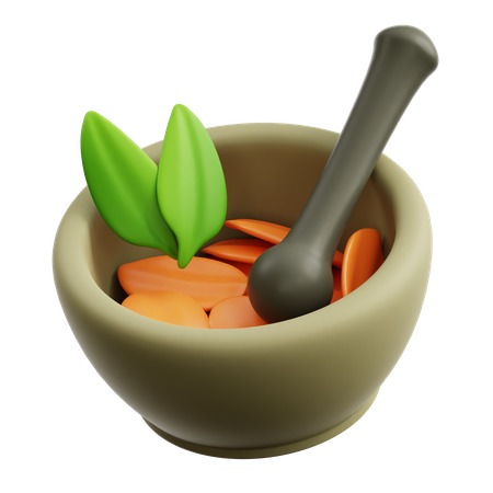 Herbal Bowl  3D Icon