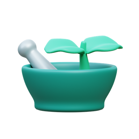 Herbal Bowl  3D Icon