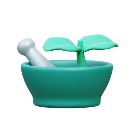 Herbal Bowl  3D Icon