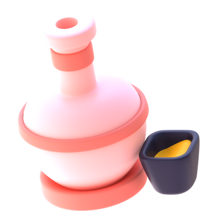 Herbal Drink  3D Icon