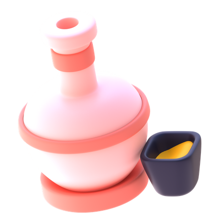 Herbal Drink  3D Icon