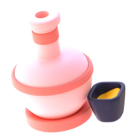 Herbal Drink  3D Icon