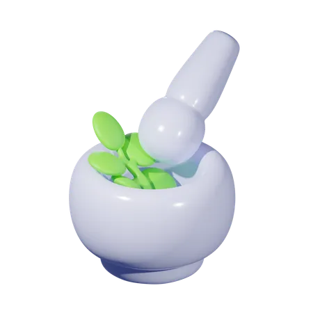 Medicine Crusher Bowl 3 D Icon 3D Icon
