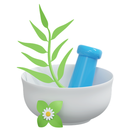 Herbal Medicine  3D Icon