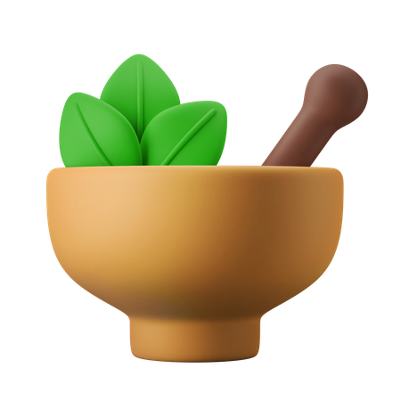 Herbal Medicine  3D Illustration