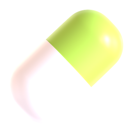 Herbal Supplement  3D Icon