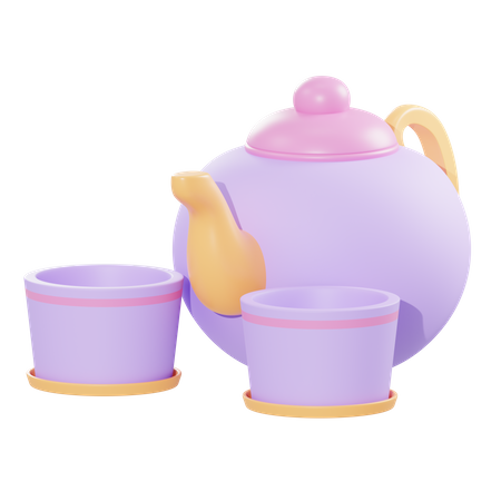 Herbal Tea 3D Illustration