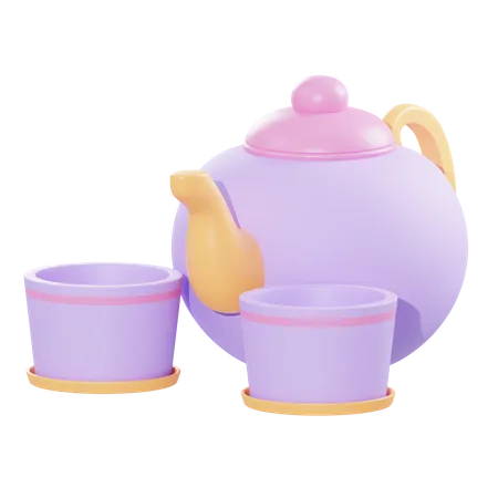 Herbal Tea  3D Illustration