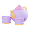 herbal tea 3d logo