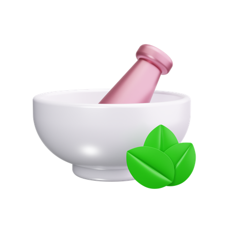 Herbal treatment  3D Icon