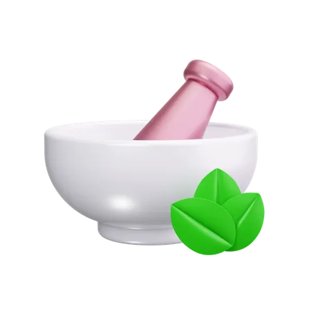 Herbal treatment  3D Icon