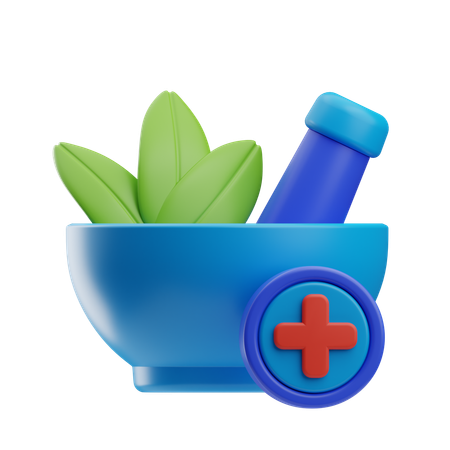 Herbal Treatment  3D Icon