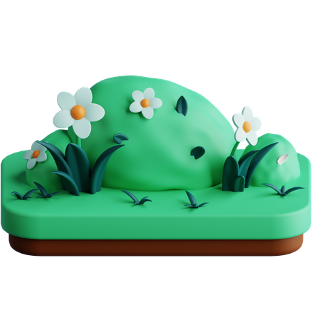 Herbe  3D Icon