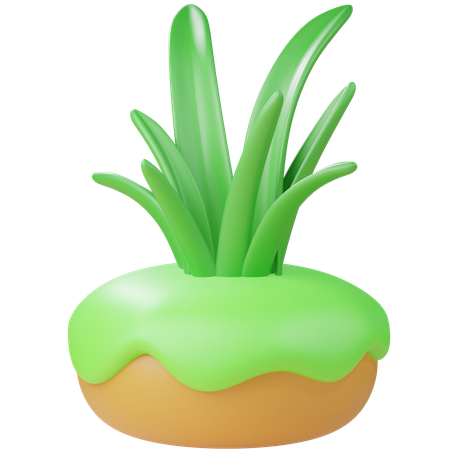 Herbe  3D Icon