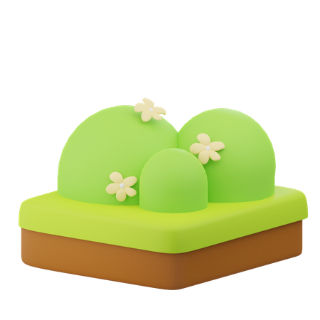 Herbe  3D Icon