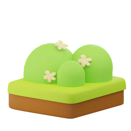 Herbe  3D Icon